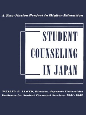 cover image of Student Counseling in Japan